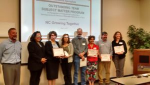 Cover photo for CEFS NC Growing Together Project Receives 2017 Award for Outstanding Subject Matter Program by a Team